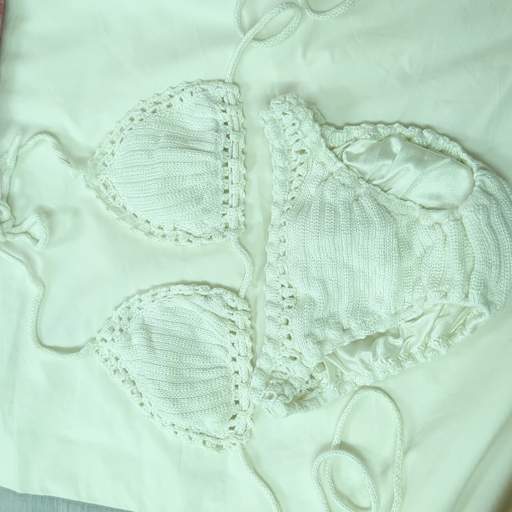 Pre loved Victoria's Secret crochet bikini